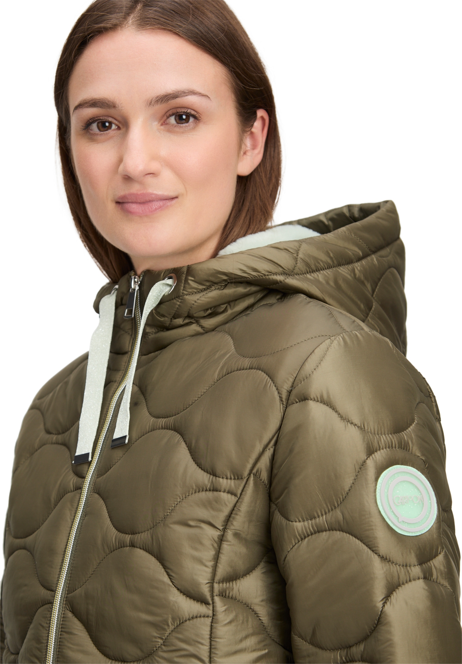 Cartoon Outdoorjacke »Damen mit Kapuze« mit Kapuze