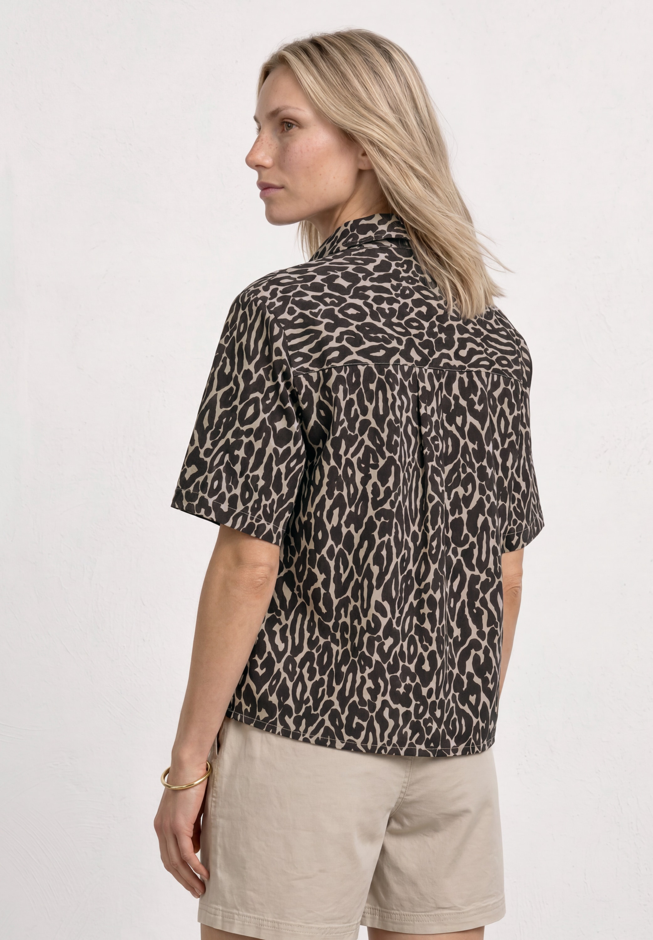 STREET ONE Hemdbluse aus reiner Baumwolle