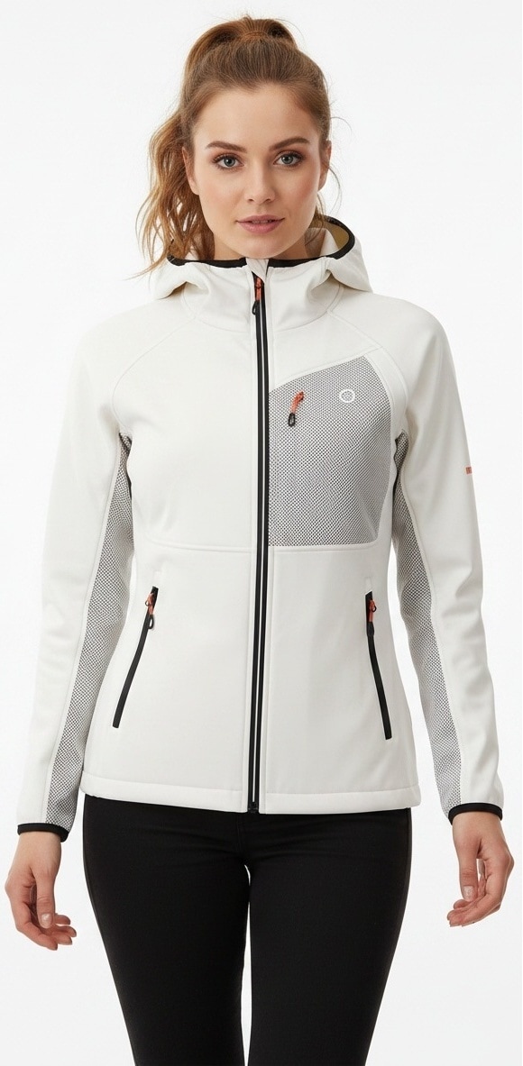 LPO Funktionsjacke "PAULA WMN" mit Kapuze Jacquardstrick-Einsätze