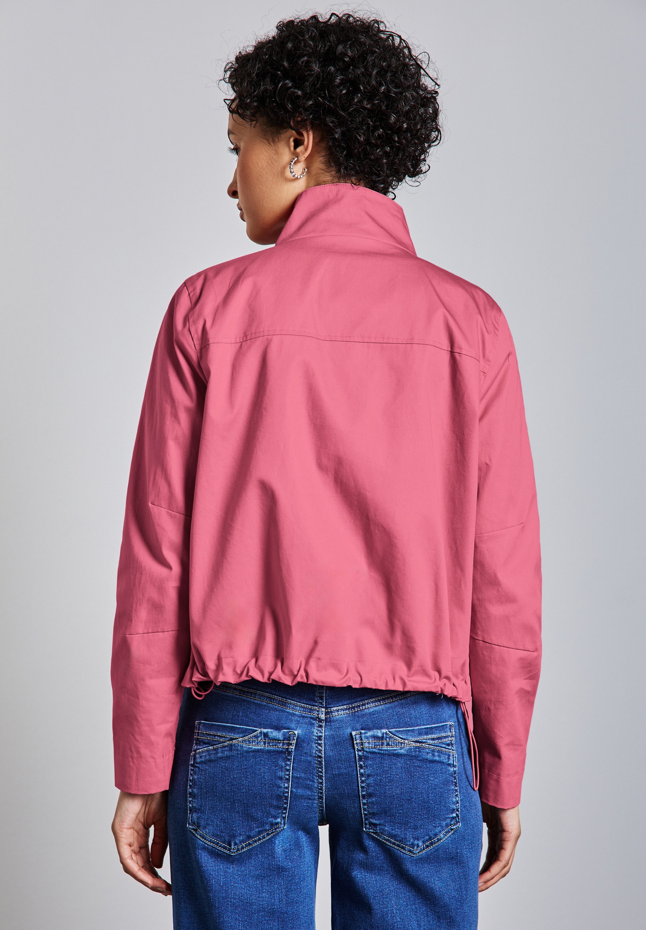 STREET ONE Kurzjacke, ohne Kapuze, mit Knopfleiste