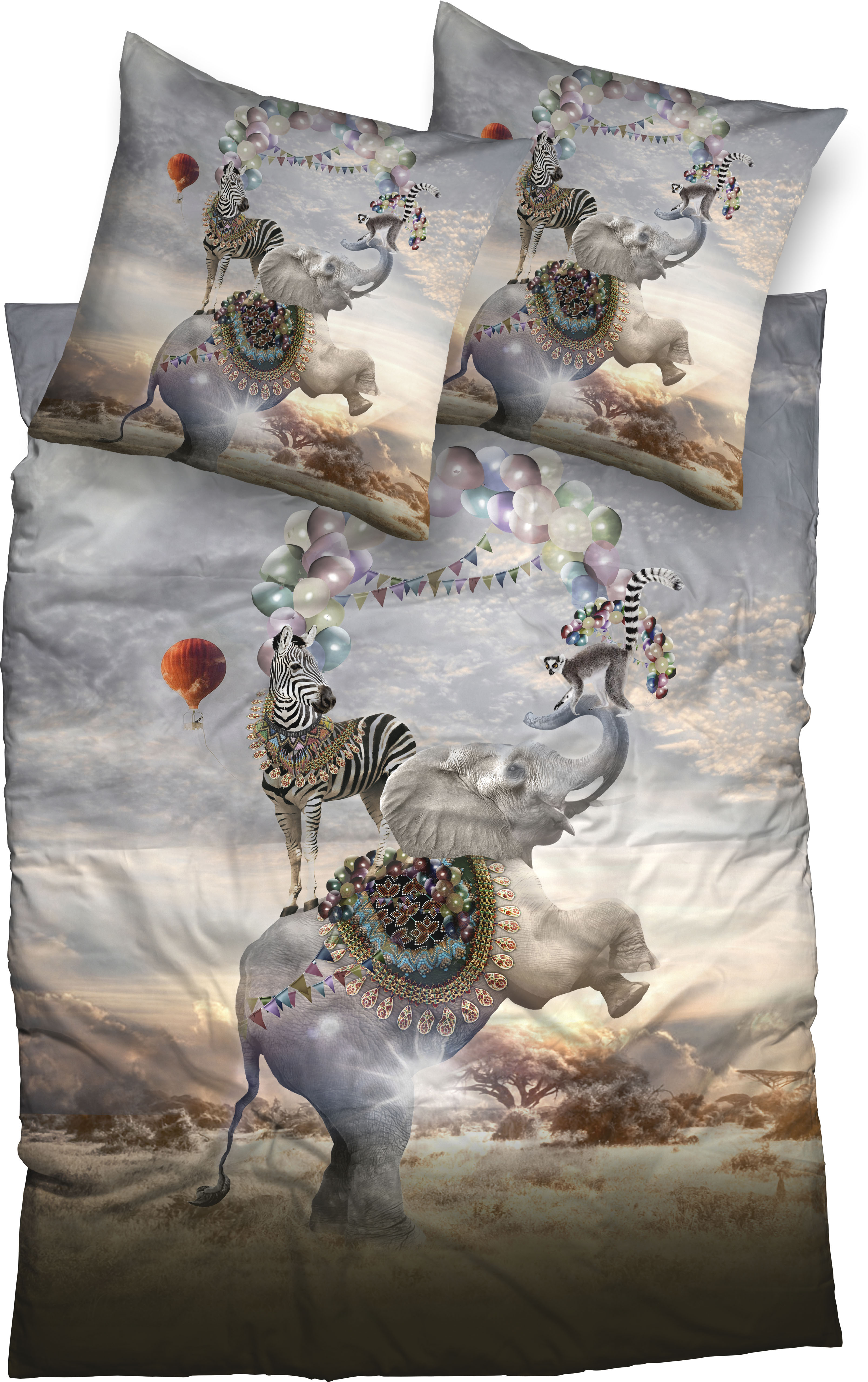 Thumbnail - CASATEX Bettwäsche "Africa", elegantes, interessantes, tierisches Africadesign