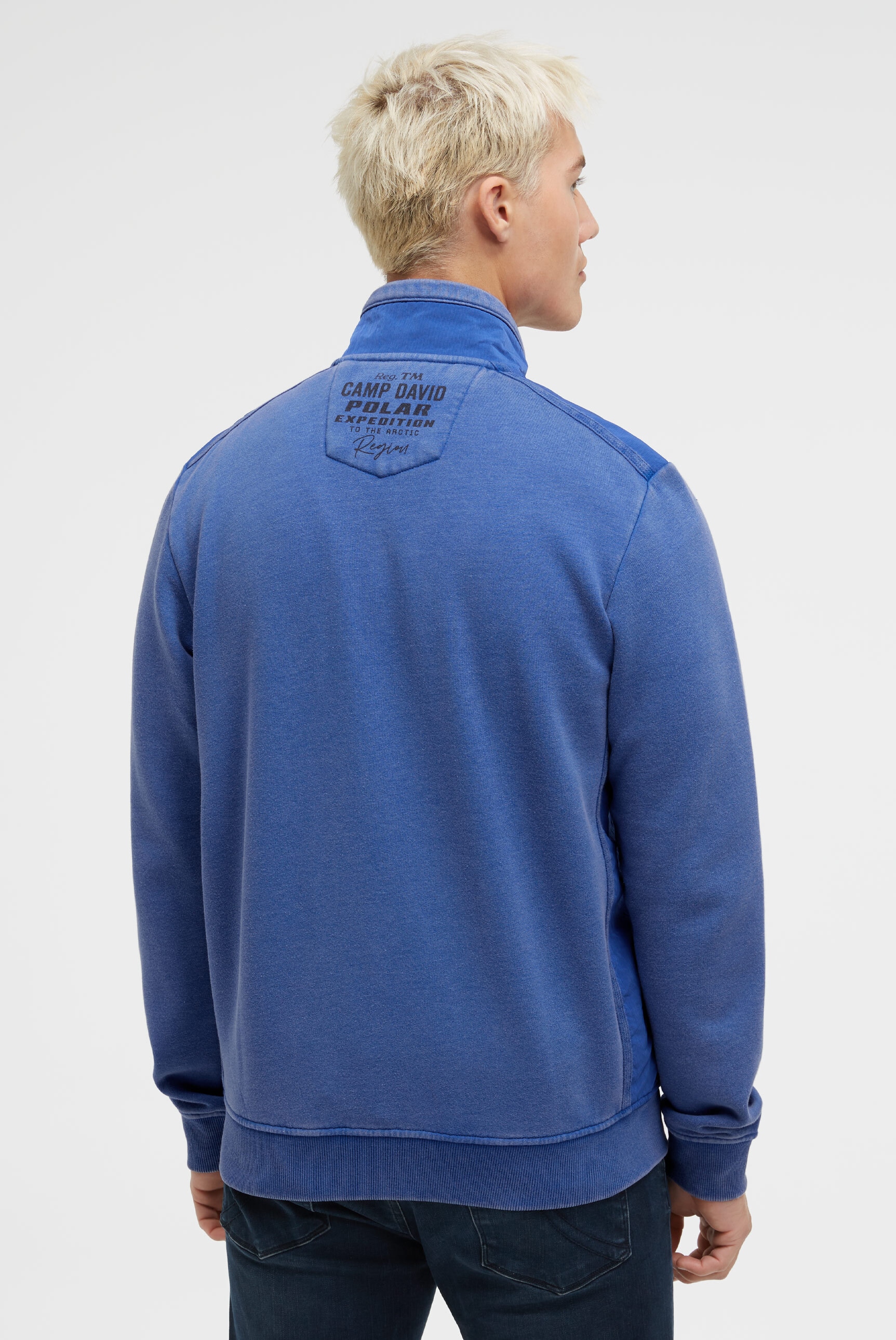 CAMP DAVID Sweatjacke, mit Reißverschlusstaschen