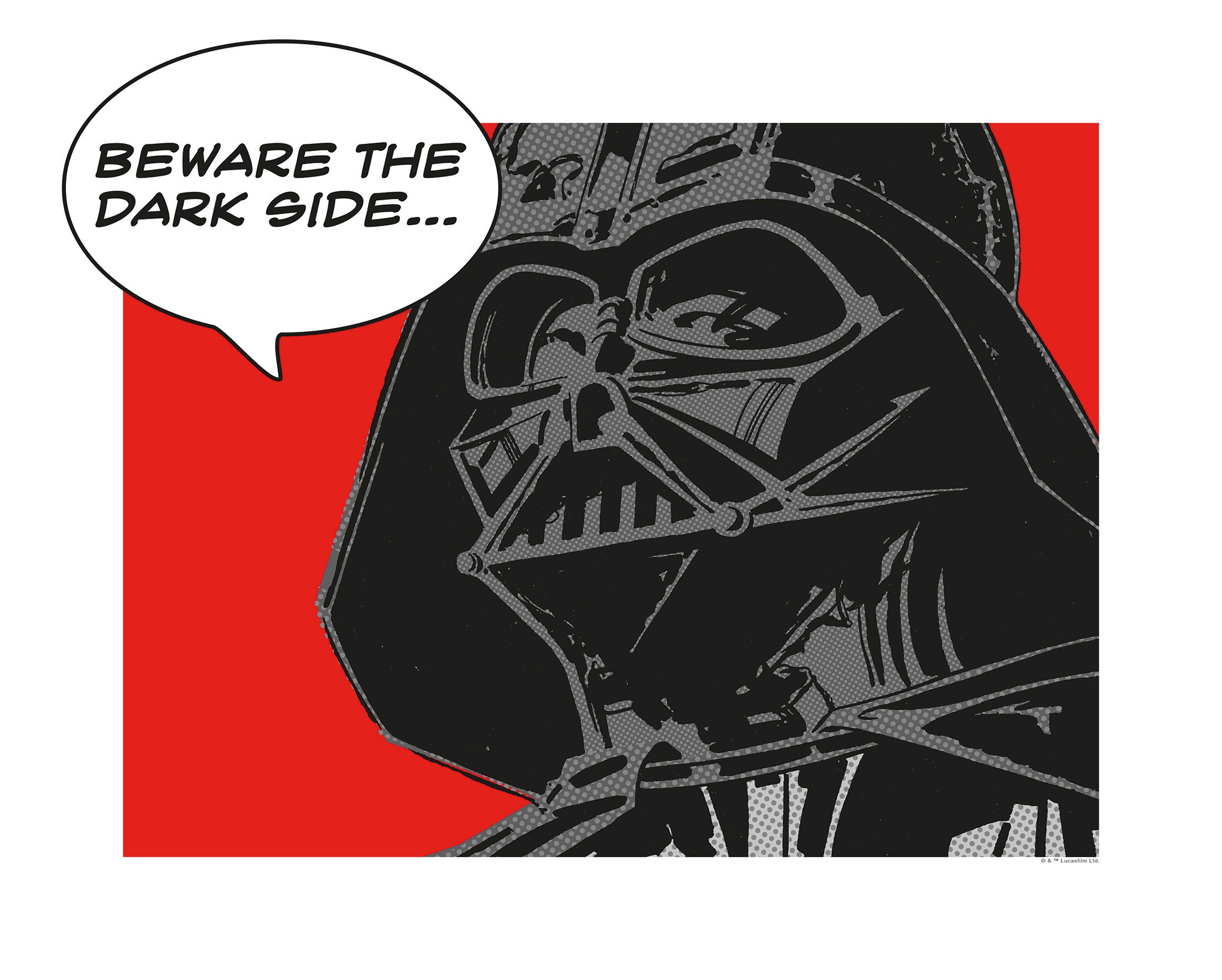 Komar Poster "Star Wars Classic Comic Quote Vader", Star Wars, (1 St.), Kinderzimmer, Schlafzimmer, Wohnzimmer