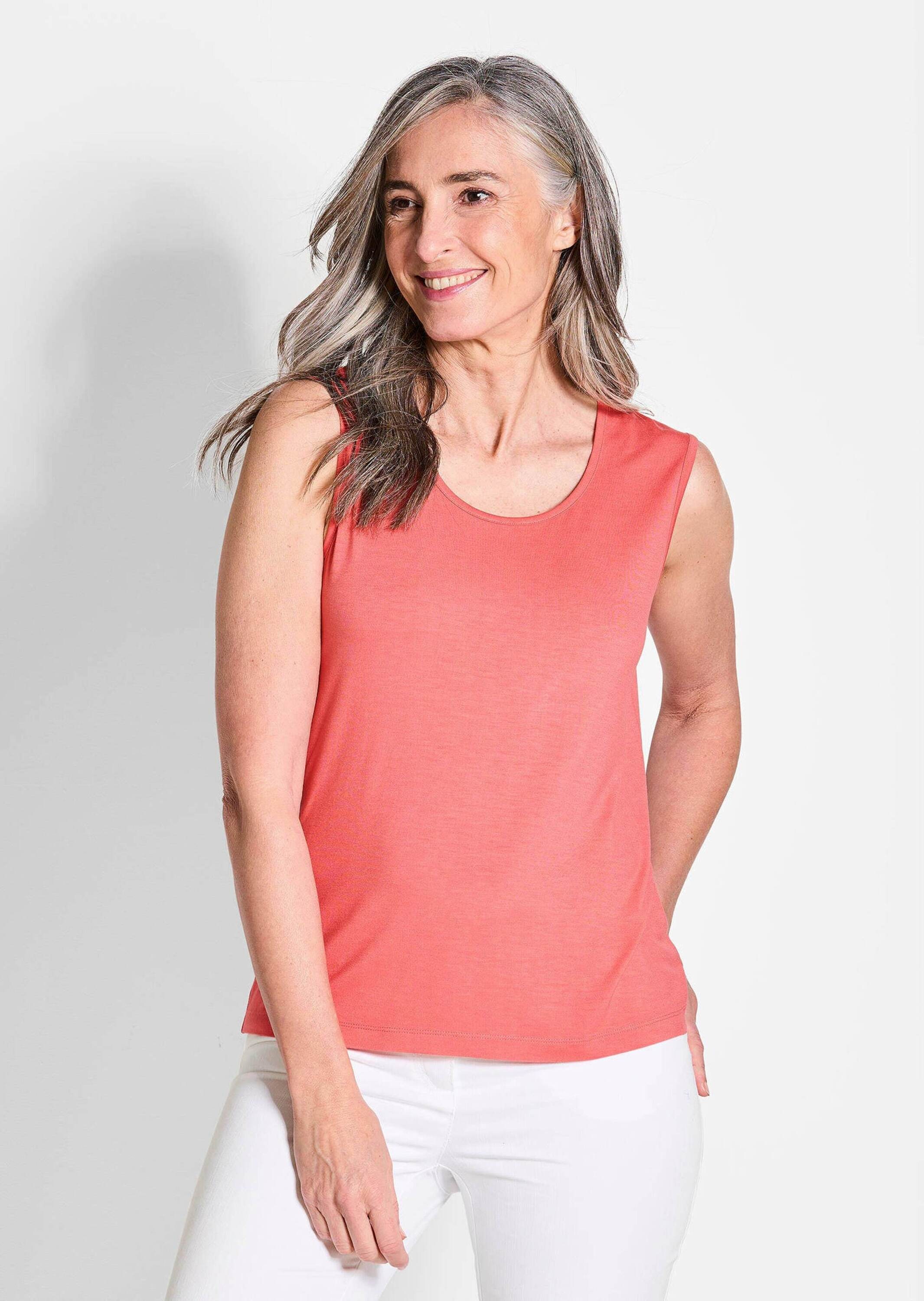 Goldner Doppelpack Tank Top Coral/White 46 2