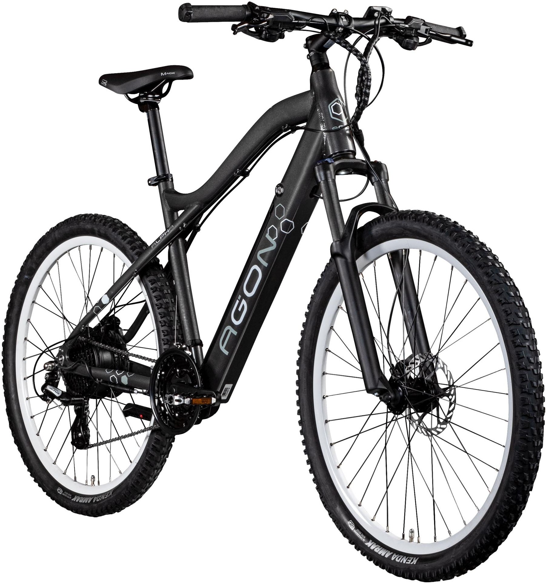 E-Bike »Alpha«, 24 Gang, Heckmotor 250 W, Pedelec, Elektrofahrrad für Damen u. Herren,...