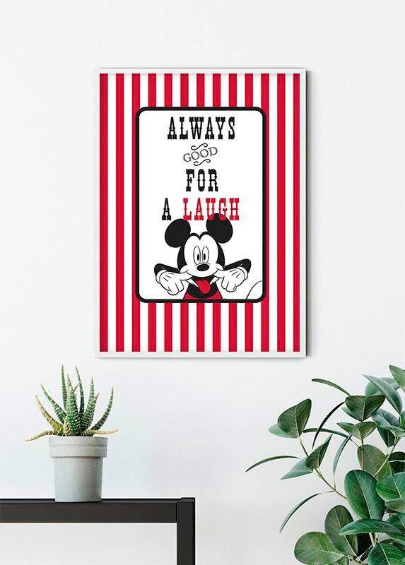 Wohnzimmer Schlafzimmer, Komar »Mickey Mouse Laugh«, Kinderzimmer, Disney, BAUR (1 | Poster St.),