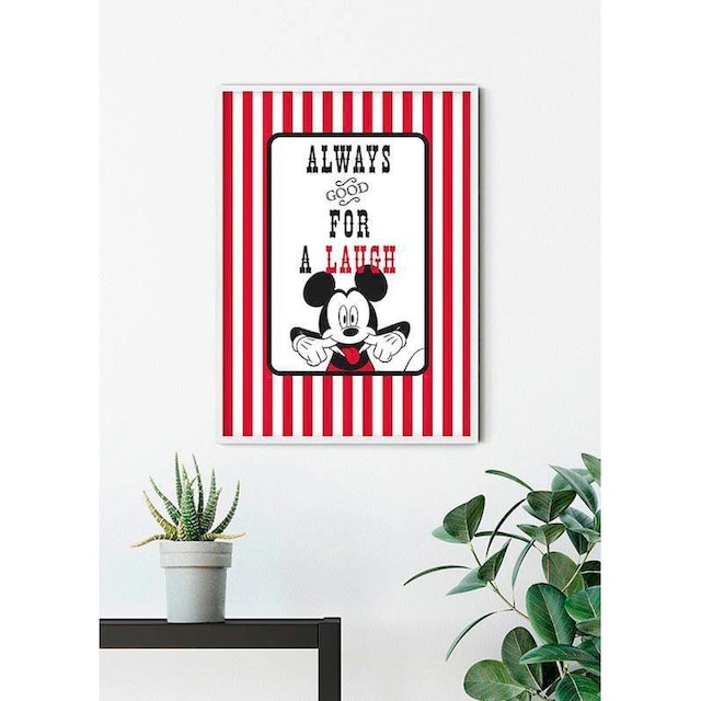 Komar Poster »Mickey Mouse Laugh«, Disney, (1 St.), Kinderzimmer,  Schlafzimmer, Wohnzimmer | BAUR