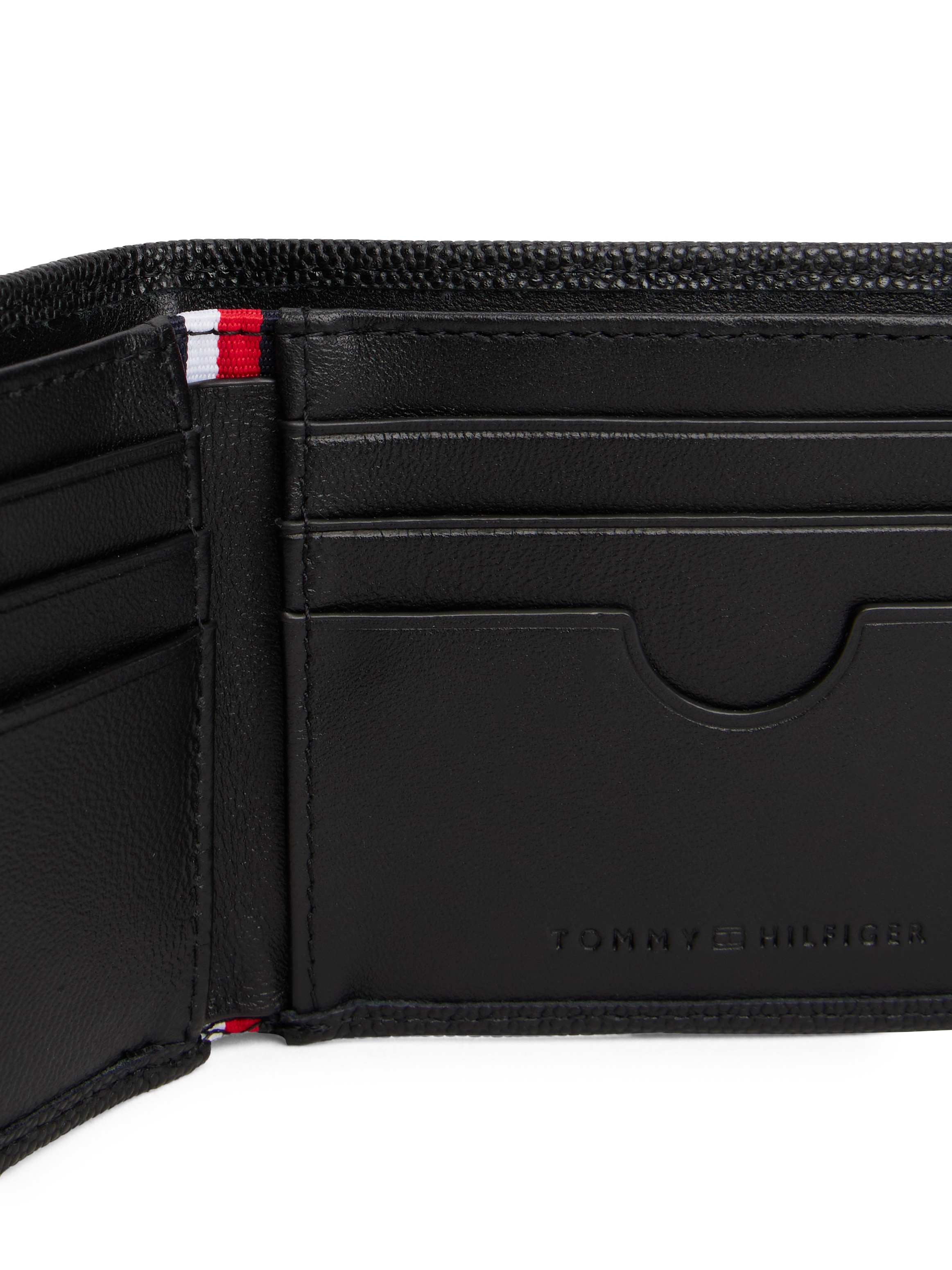 Tommy Hilfiger Geldbörse »TH FLAG MINI CC WALLET«, Men Geldbeutel, Portemonnaie mit typischer Logoflag