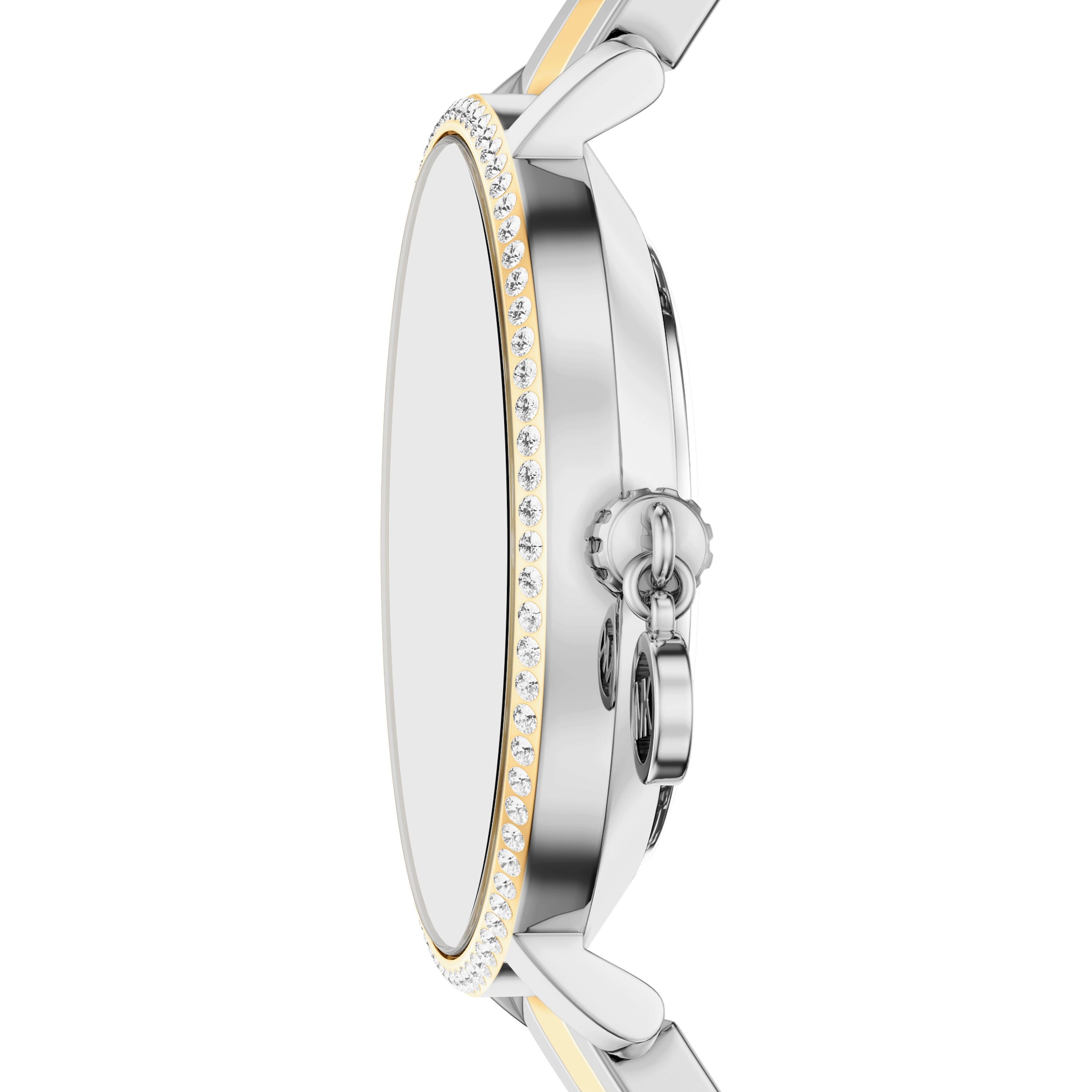 MICHAEL KORS Quarzuhr »PYPER« Armbanduhr, Damenuhr, Edelstahlarmband, analog, Glassteine