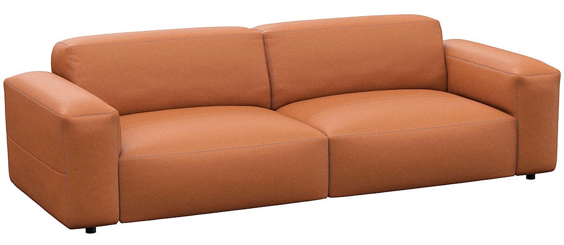 FLEXLUX 3-Sitzer »Lucera Sofa, super bequem durch hochwertigen Sitzaufbau mit Kaltschaum«, modern & anschmiegsam, Designsofa