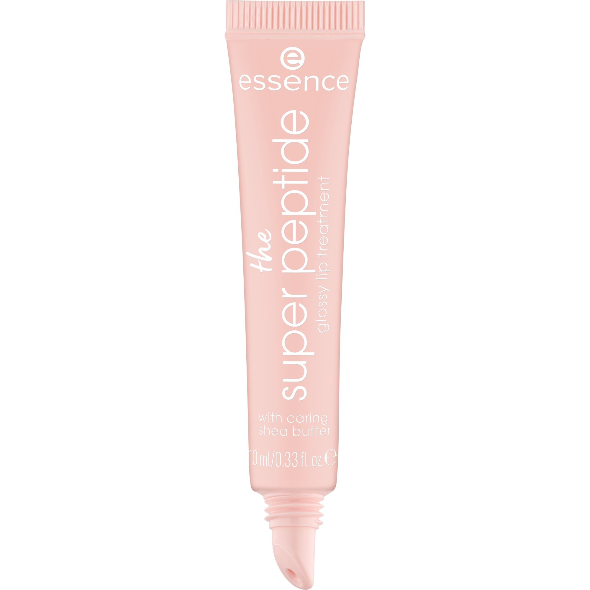 Essence Lipgloss »THE SUPER PEPTIDE GLOSSY LIP TREATMENT« mit milchig glänzender Textur