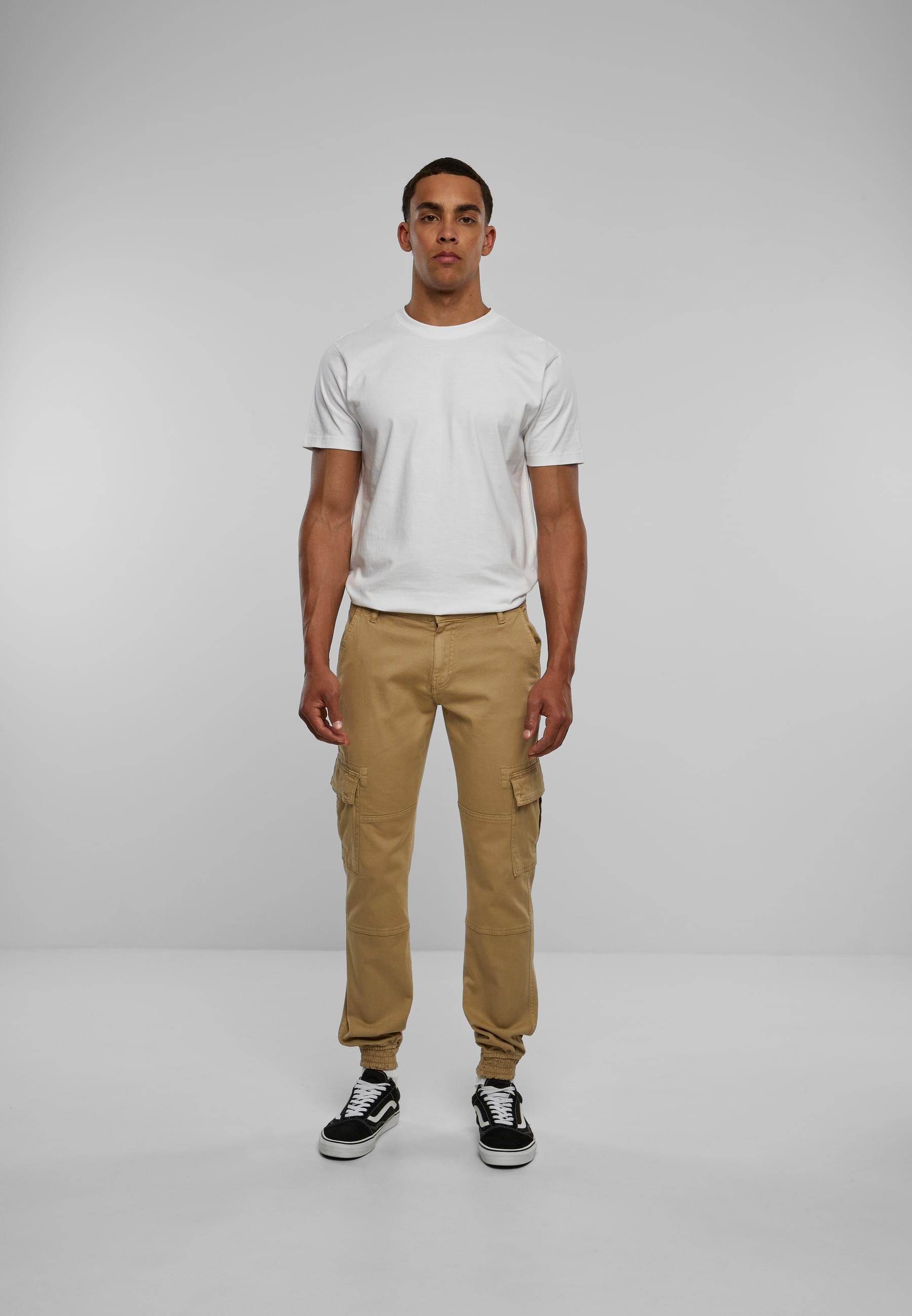 URBAN CLASSICS Cargohose »Urban Classics Herren Washed Cargo Twill Jogging Pants«, (1 tlg.)
