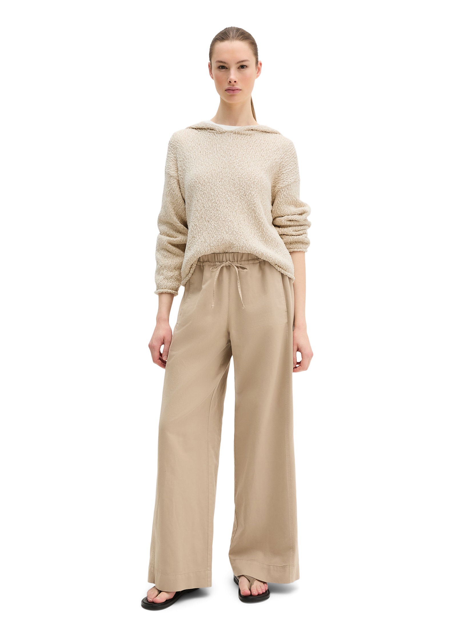 Marc O'Polo Chinohose »aus Bio-Baumwolle-TENCEL™ Lyocell-Leinen-Mix«
