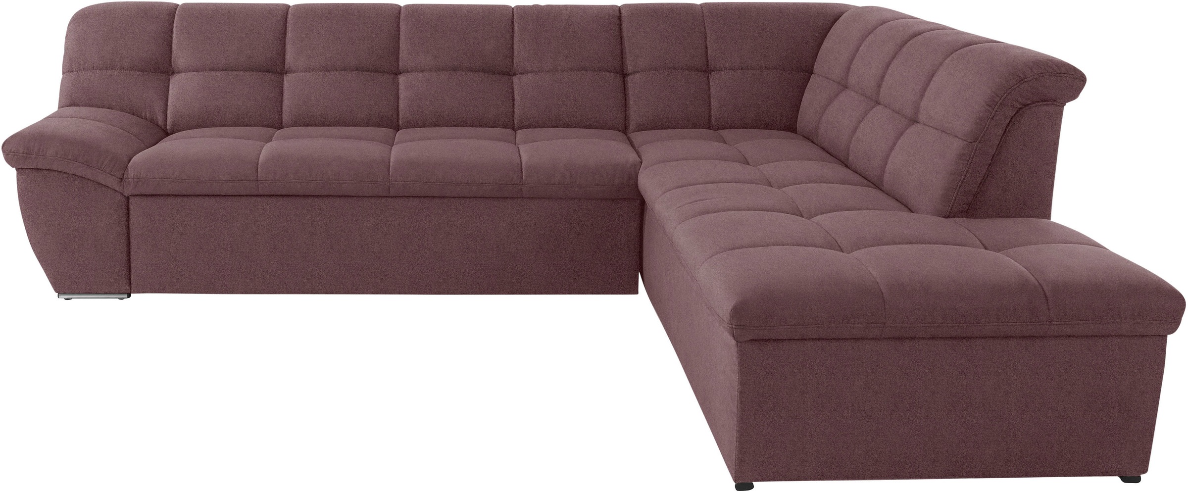 DOMO collection Ecksofa "Lagoa, moderne Sitzheftung, bequem und komfortabel günstig online kaufen
