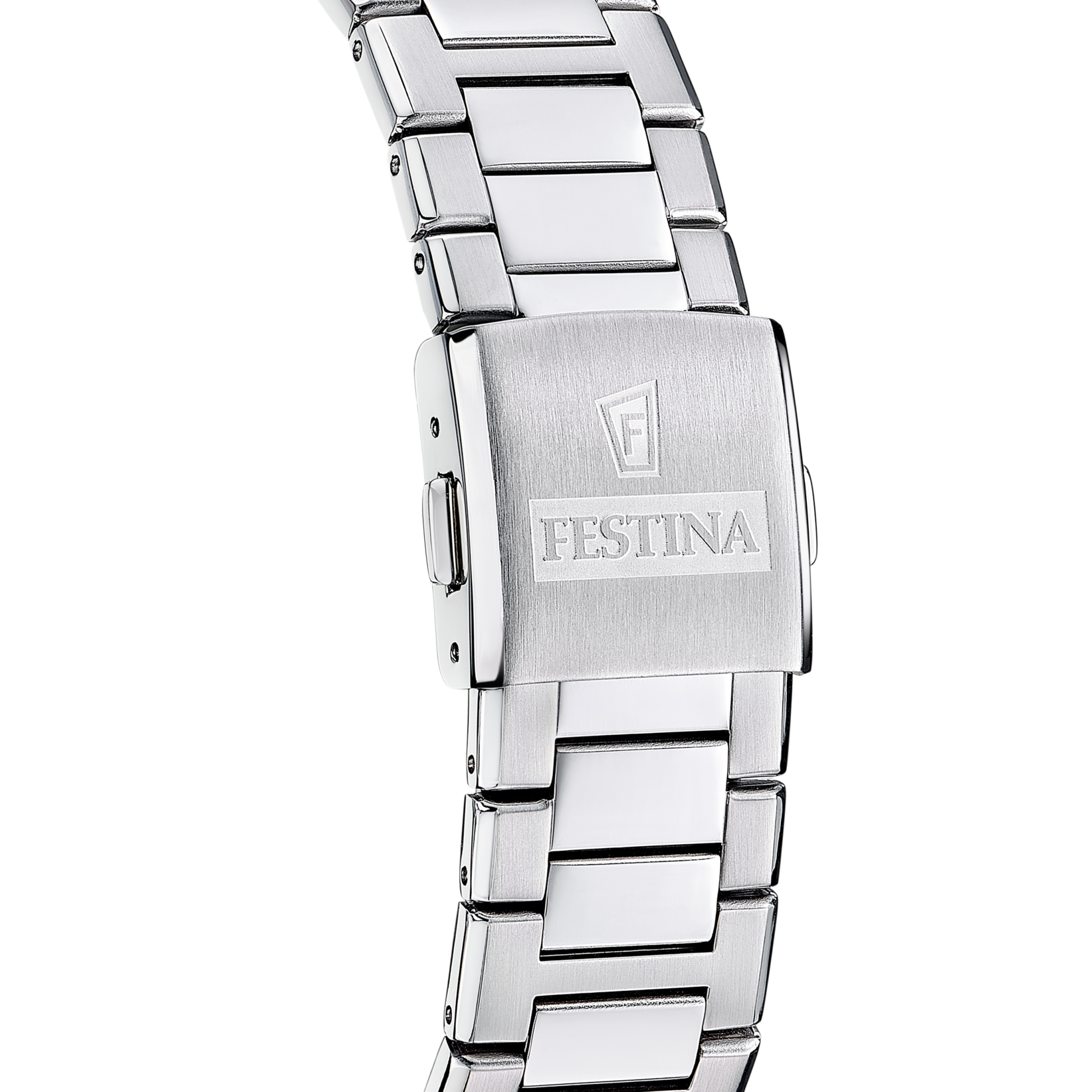 Festina Quarzuhr »Classic Steel« Armbanduhr, Herrenuhr, Swiss Made, Edelstahlarmband, analog, Tag
