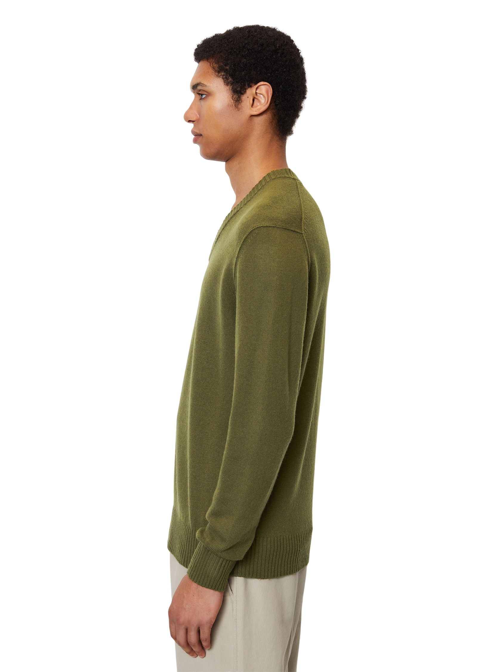 Marc O'Polo V-Ausschnitt-Pullover »aus softem Lambswool-Blend«