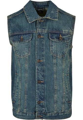 Jerseyweste »Herren Denim Vest«, (1 tlg.)