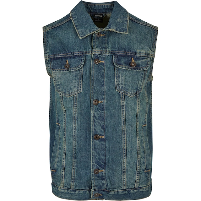 URBAN CLASSICS Jerseyweste »Herren Denim Vest«, (1 tlg.) ▷ für | BAUR