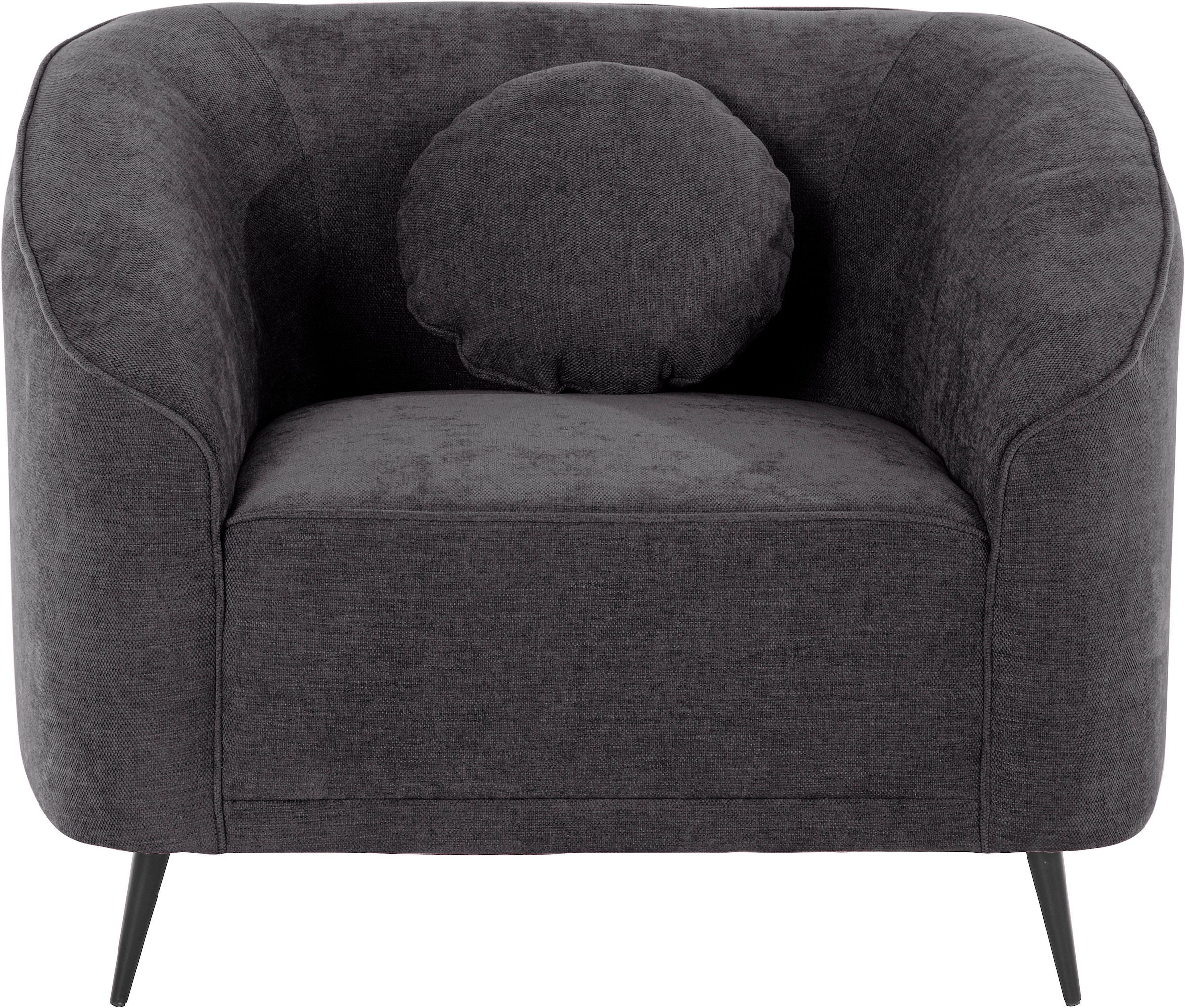 Home affaire Sessel "Ashly" in 3 Bezugsvarianten, Bouclé, Samtoptik und Str günstig online kaufen