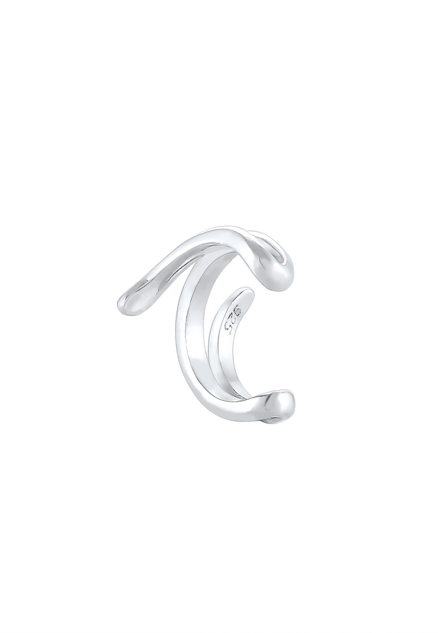 ELLI Wave Earcuff Silver 3