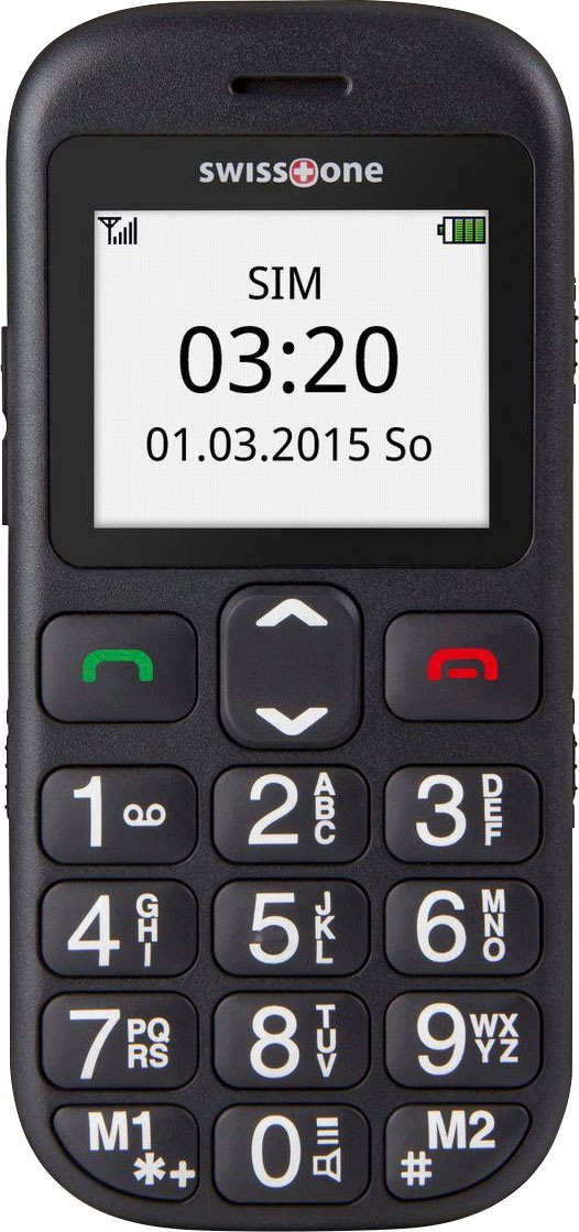 Swisstone Handy »BBM 320c«, schwarz, 4,5 cm/1,77 Zoll