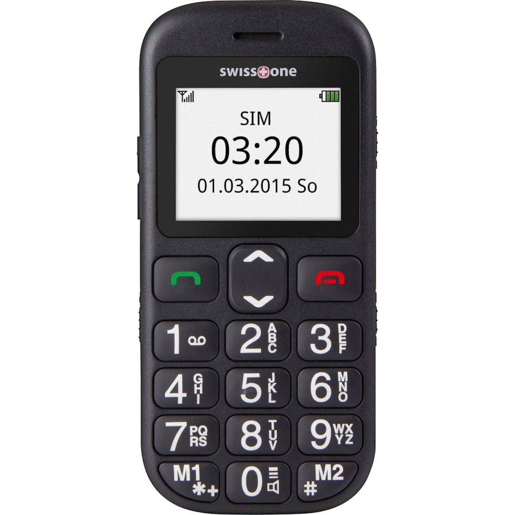 Swisstone Handy »BBM 320c«, schwarz, 4,5 cm/1,77 Zoll