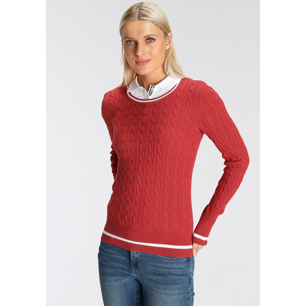 DELMAO Strickpullover