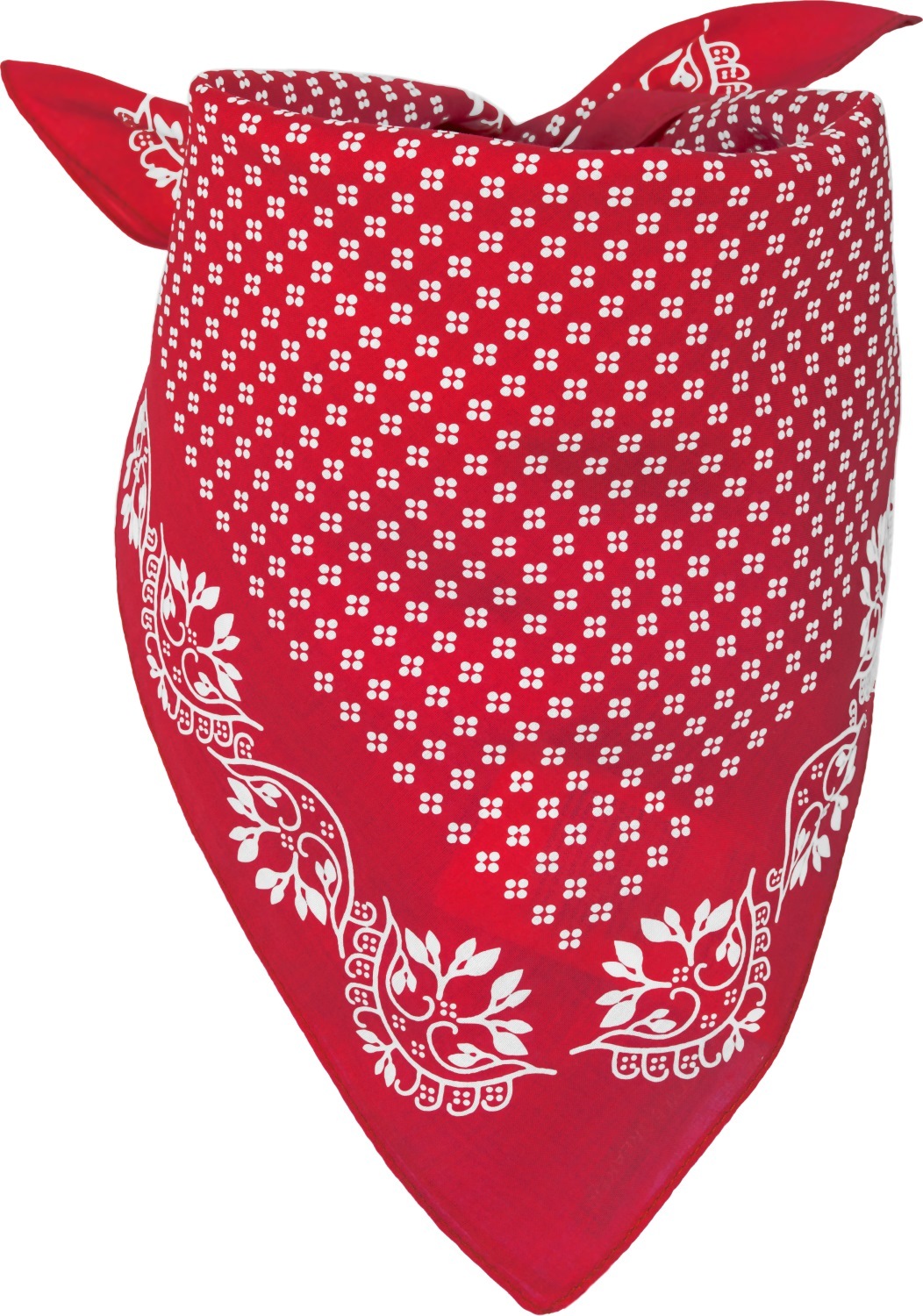 styleBREAKER Bandana "Baumwolle Dreieckstuch mit Blümchen Muster" 1 Stk.
