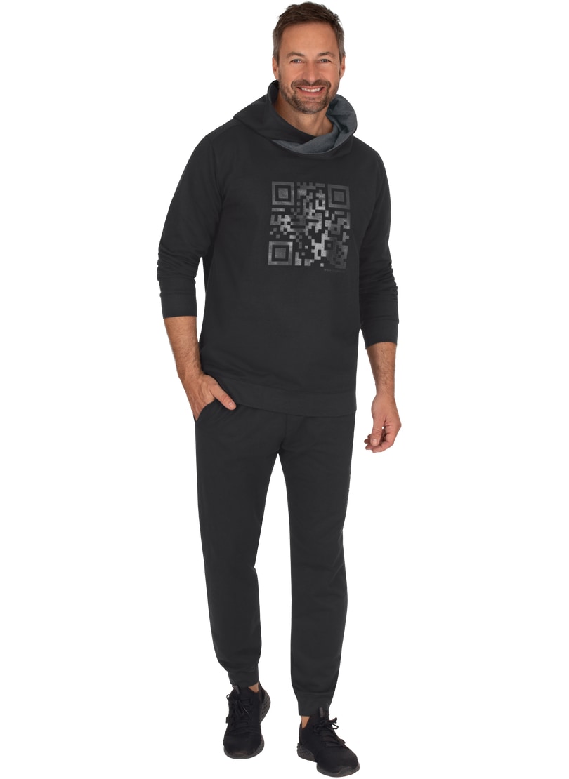 Trigema Sweatshirt »TRIGEMA Homewear Set mit QR-Code-Motiv«