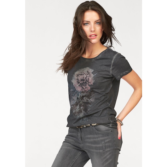 Aniston CASUAL T-Shirt, mit Oil dyed-Waschung online bestellen | BAUR