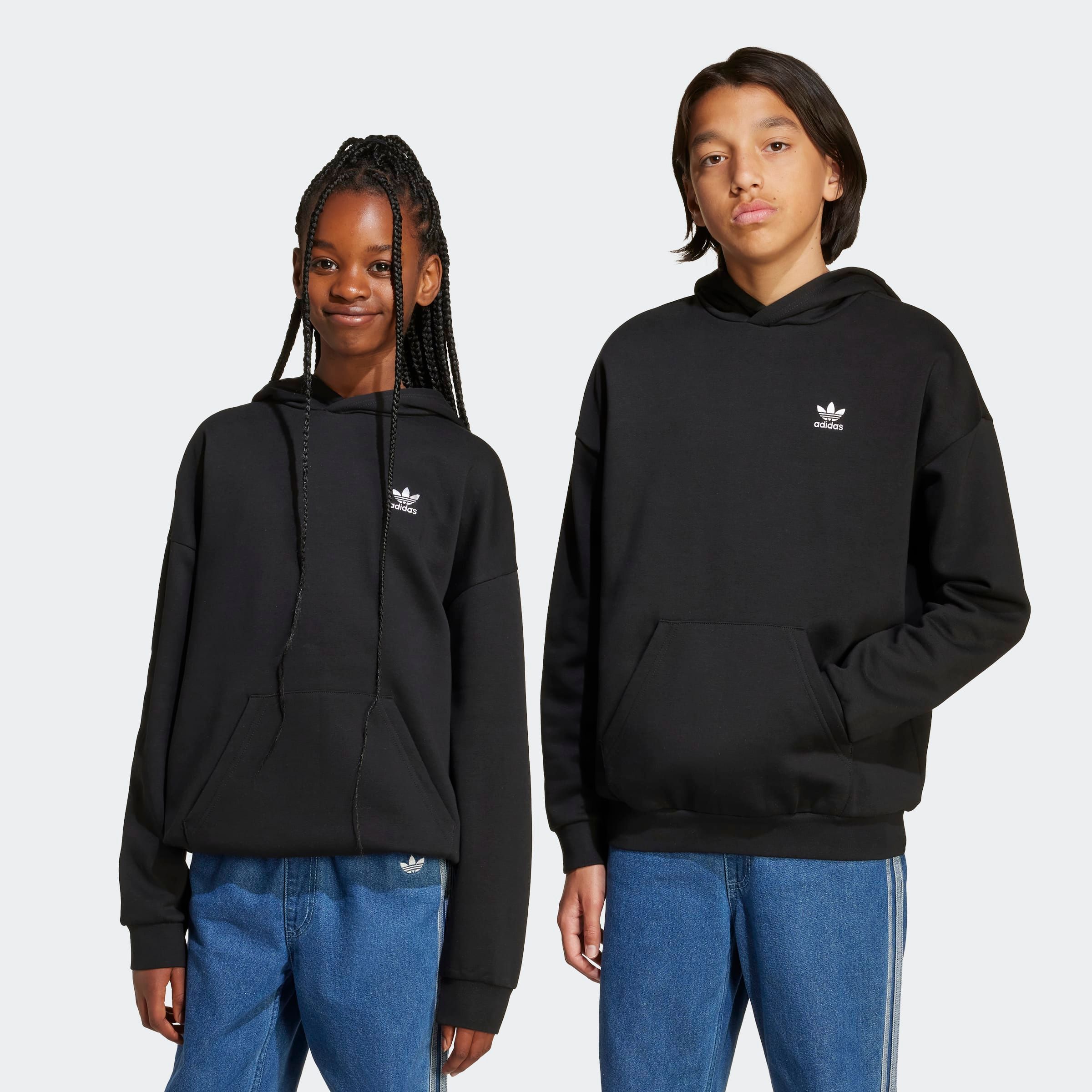 adidas Originals Kapuzensweatshirt "KIDS FLEECE-HOODIE, LOCKER GESCHNITTEN"