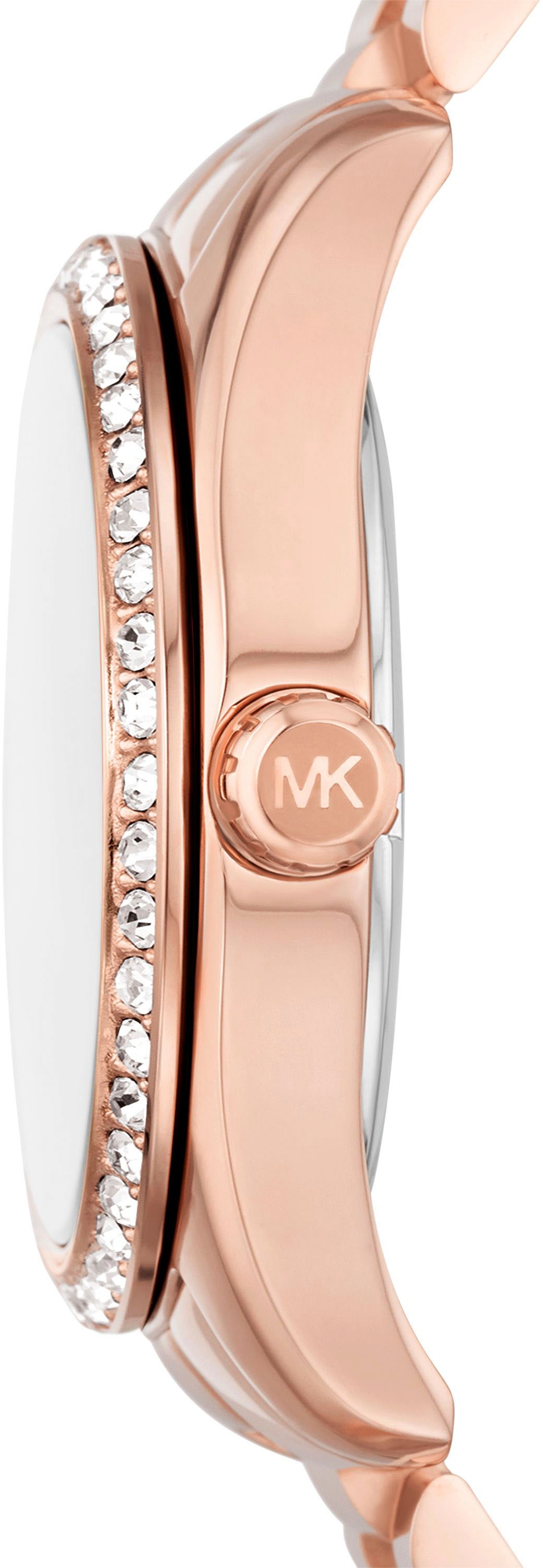 MICHAEL KORS Quarzuhr »LEXINGTON, MK7444«, Armbanduhr, Damenuhr, Edelstahlarmband