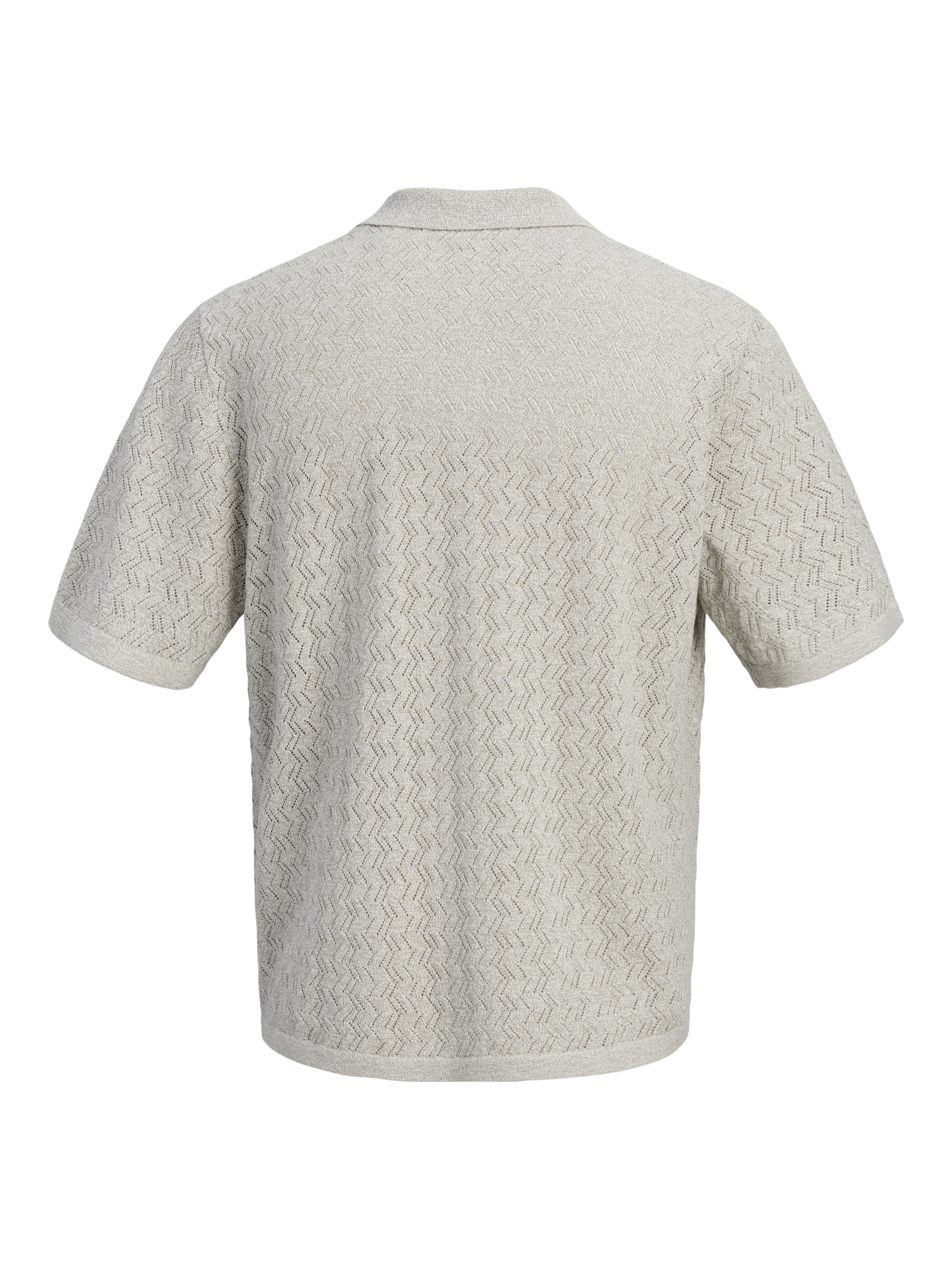 Jack & Jones Polokragenpullover »JORTYLER KNIT SS SPLIT NECK POLO SN« Baumwollmischung, regular fit