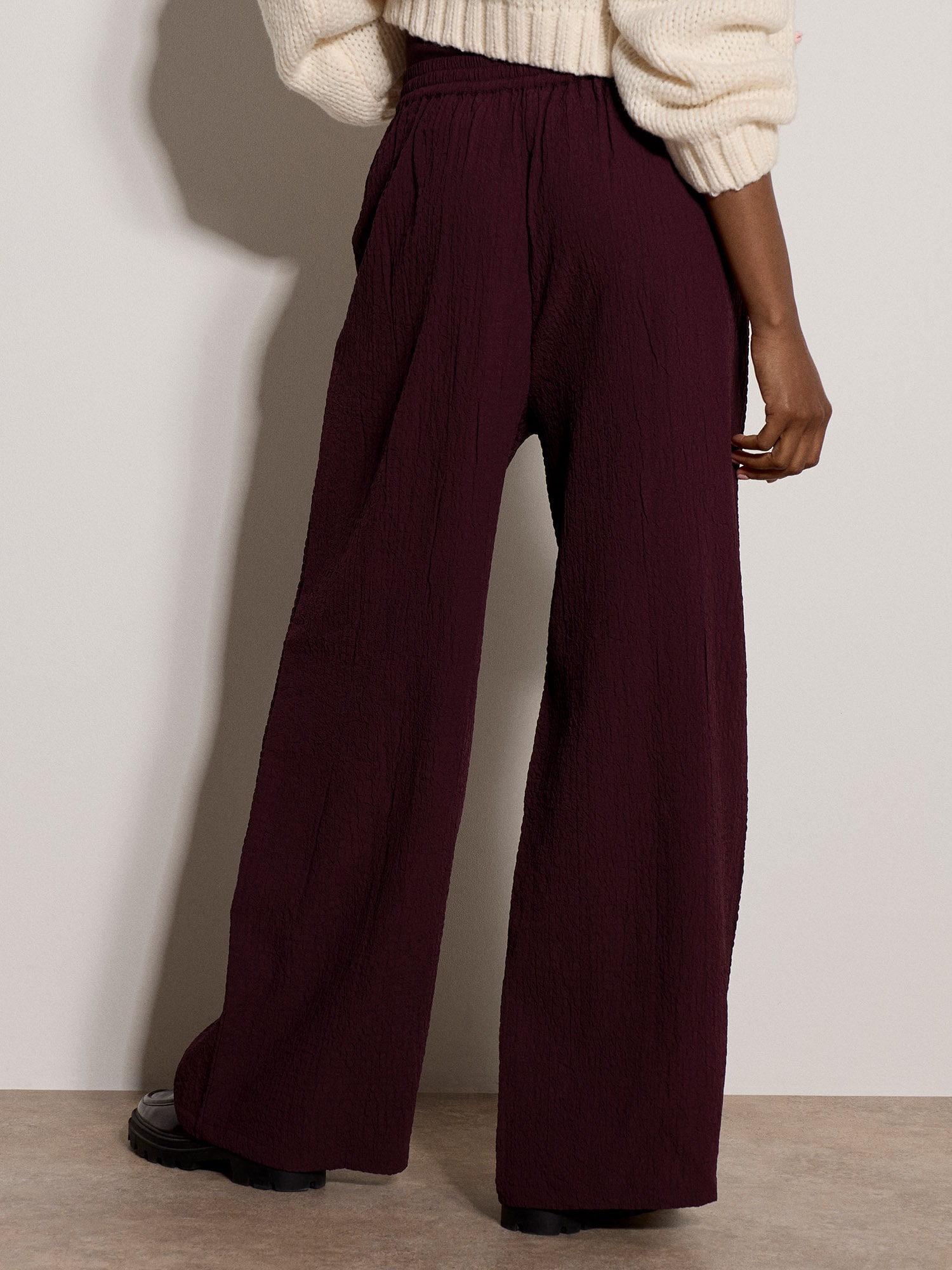 Apricot Jogger Pants »Jogginghose aus Crinkle-Struktur«  mit weitem Bein