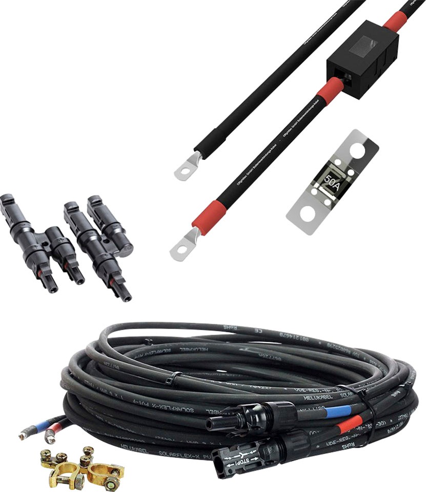 offgridtec Solaranlage »basicPremium-XL 300W Solaranlage 12V/24V«, (Set), hochwertiges Basis-Set, Komplettsystem
