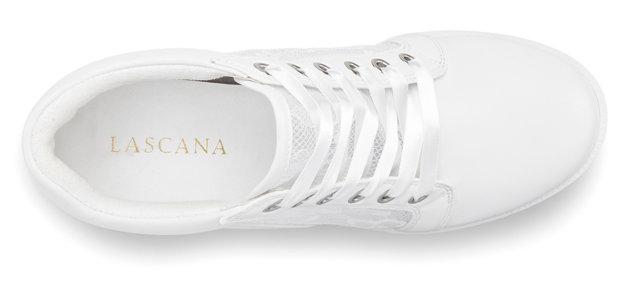 LASCANA Keilsneaker Weiß Größe 36 3