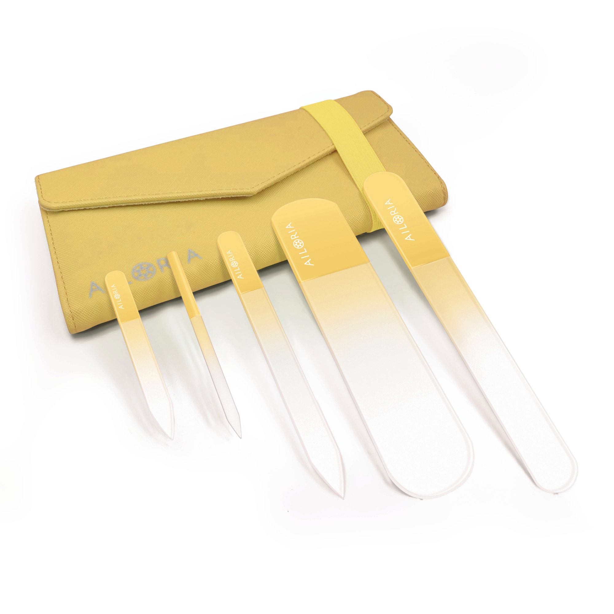 AILORIA Glasnagelfeile »Glas-Nagelfeilenset CONTOUR LUXE«