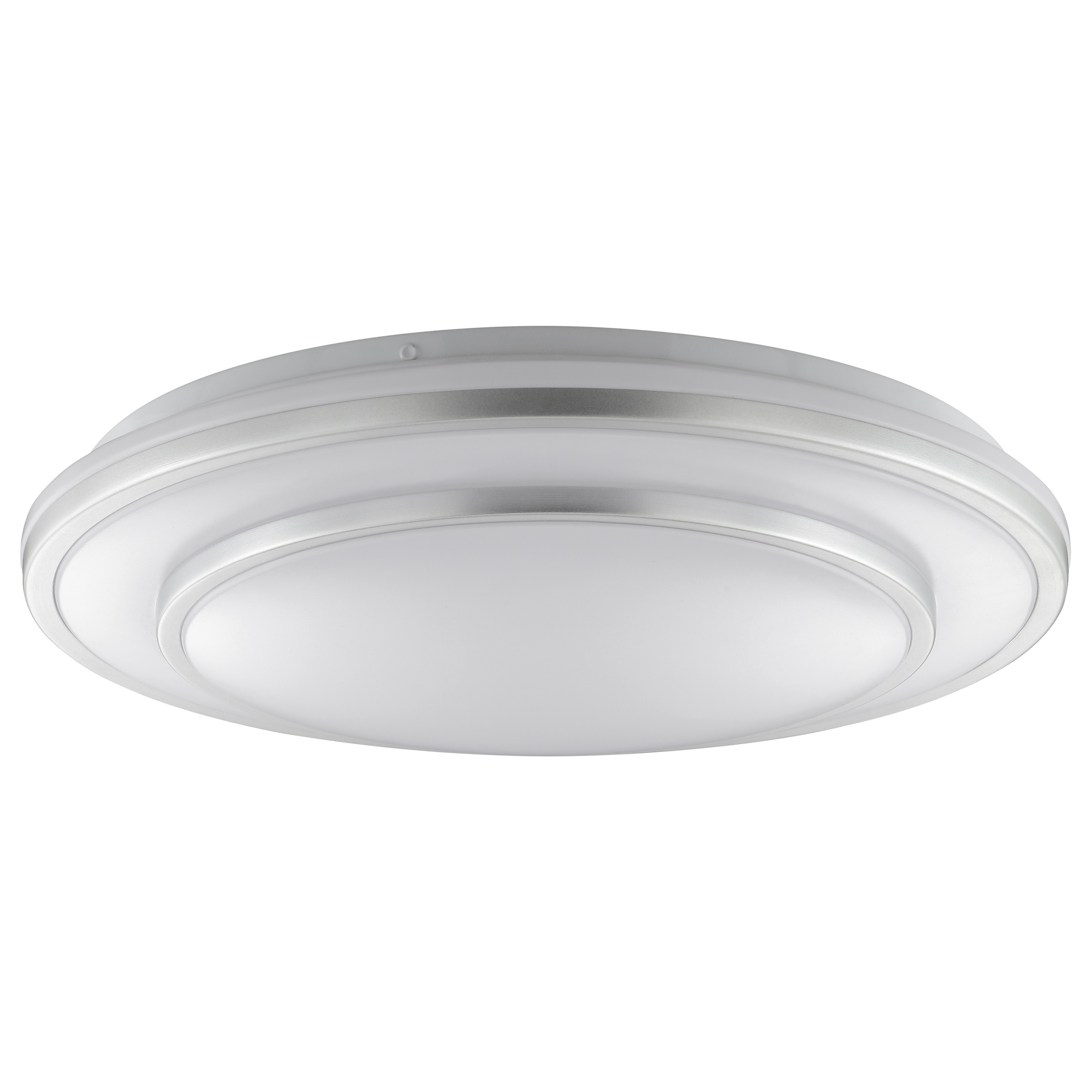 Brilliant LED Deckenleuchte »Luciano« LED-Modul 1 Stk. Neutralweiß Ø 40 cm x 8 cm, 2160 lm, 4000 K, EEC A, aluminiumfarben/weiß