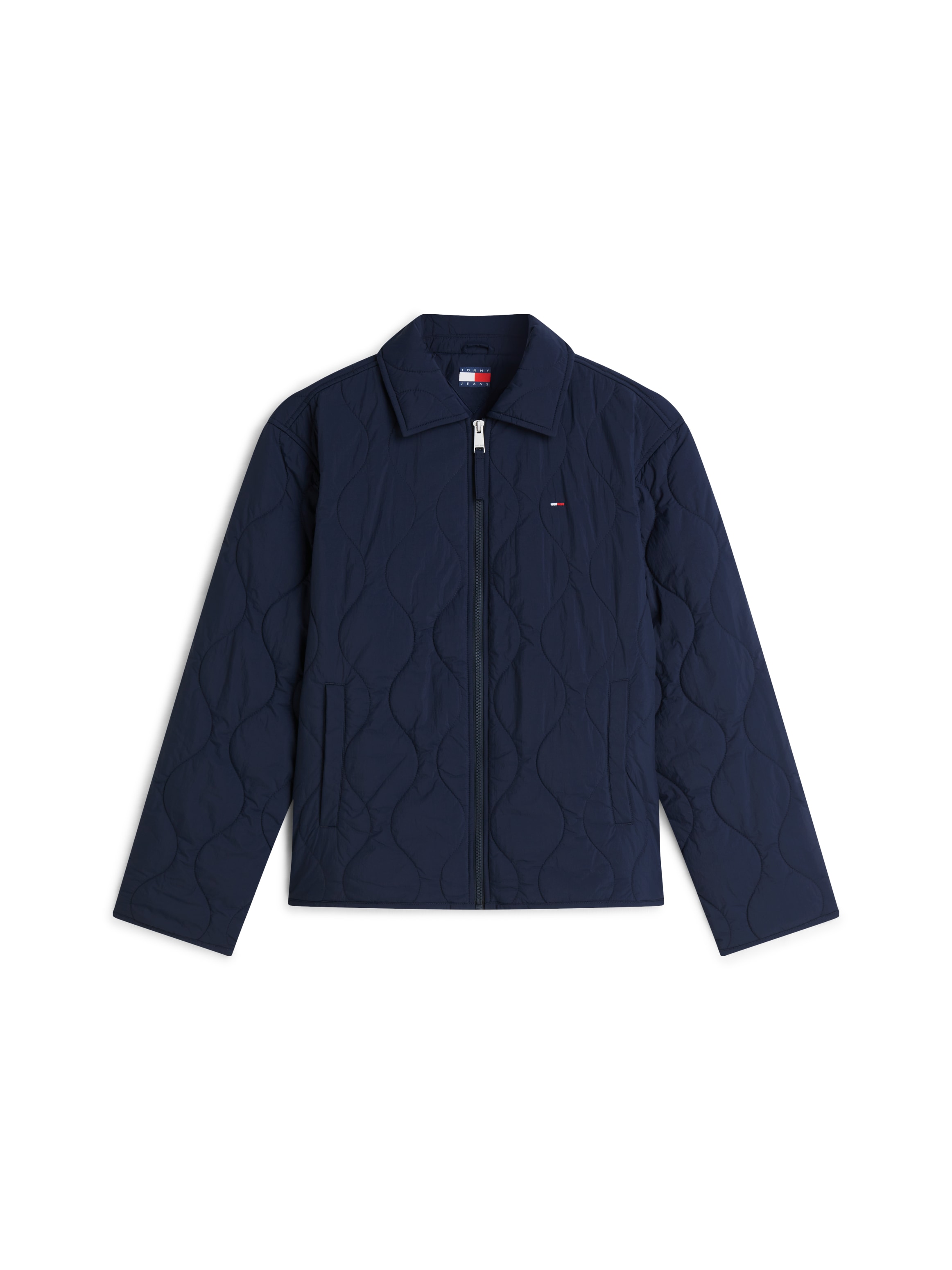 Tommy Jeans Steppjacke »TJW COACH COLLAR QUILTED JACKET« Kunstfaser, Flag-Stickerei