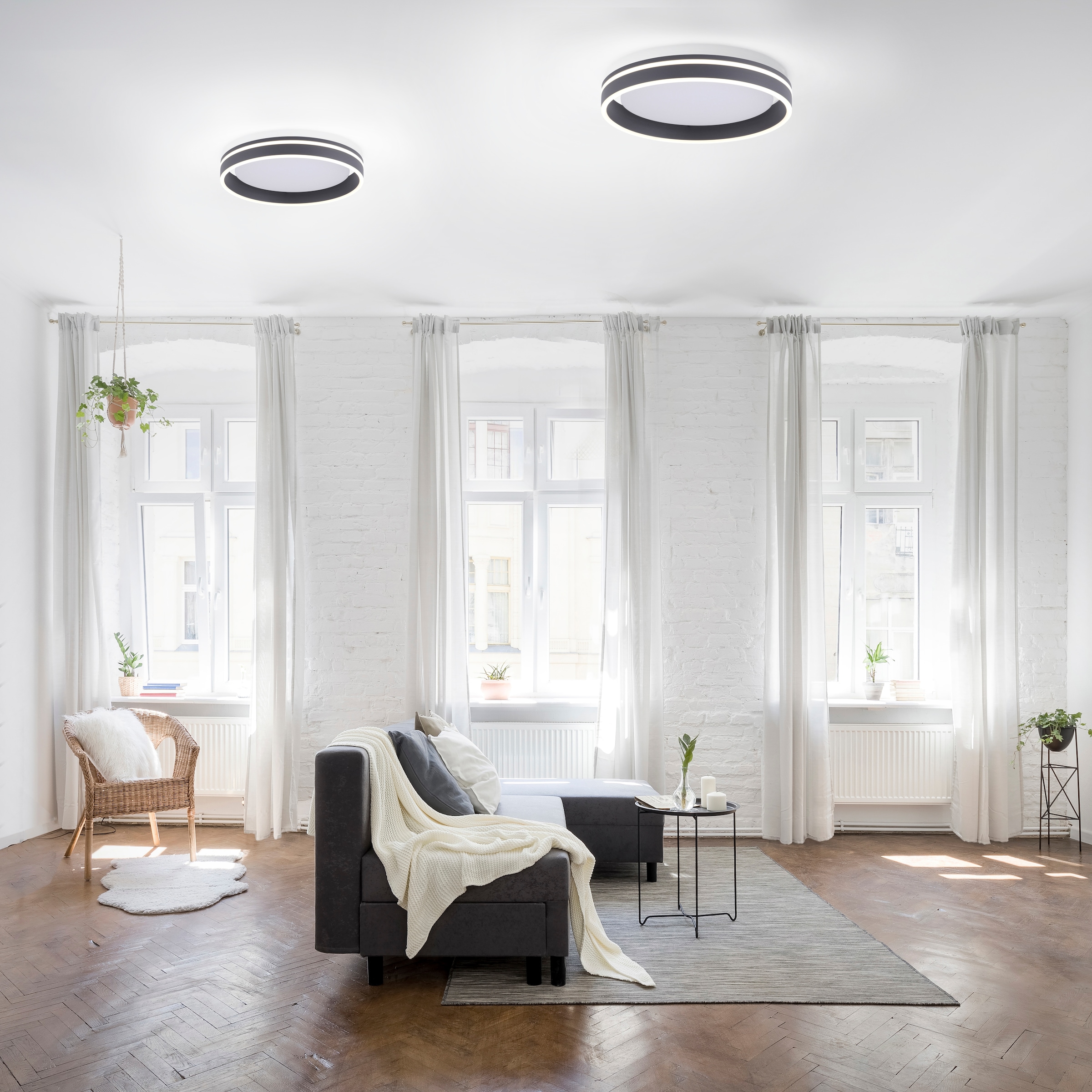Neuhaus Q SMART HOME LIGHTS LED Deckenleuchte »Q-VITO« LED-Board 1 Stk. warmweiß - kaltweiß