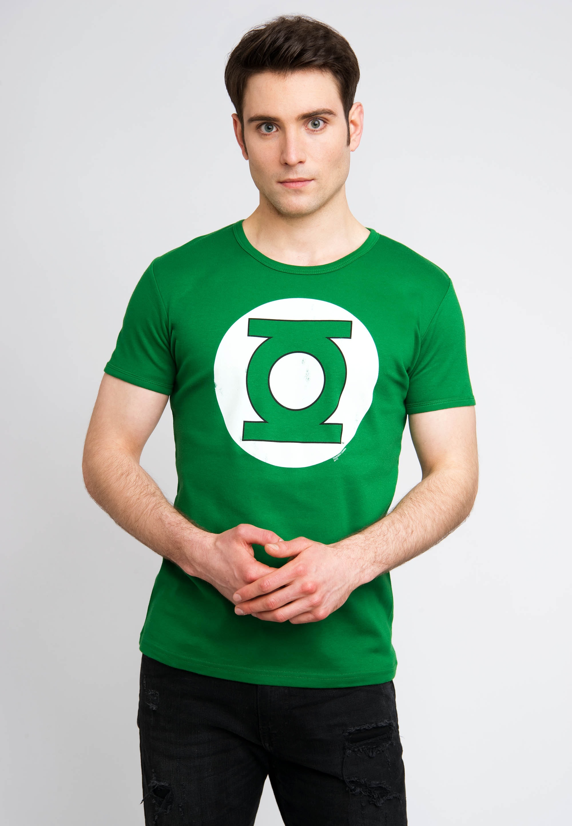 LOGOSHIRT T-Shirt "DC - Green Lantern Logo", mit Green-Lantern-Logo günstig online kaufen