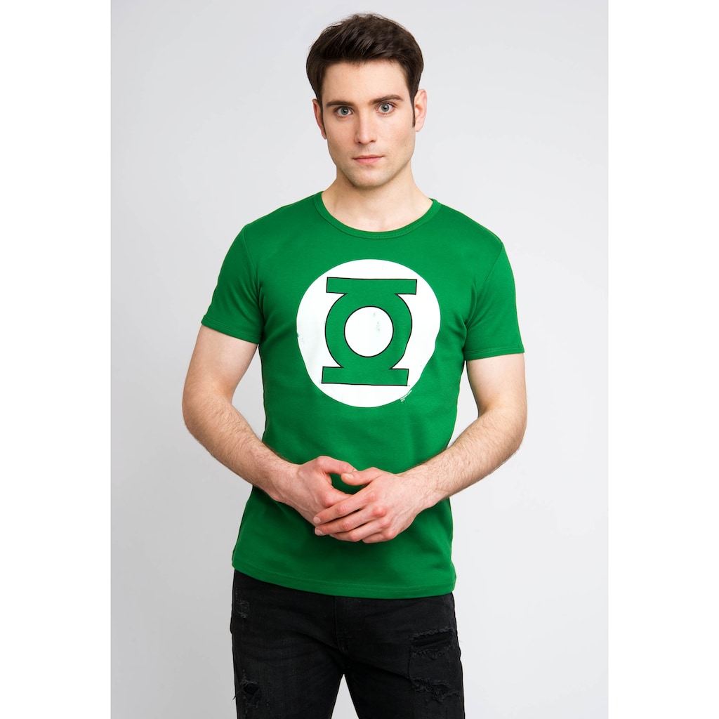 LOGOSHIRT T-Shirt »DC - Green Lantern Logo«, mit Green-Lantern-Logo