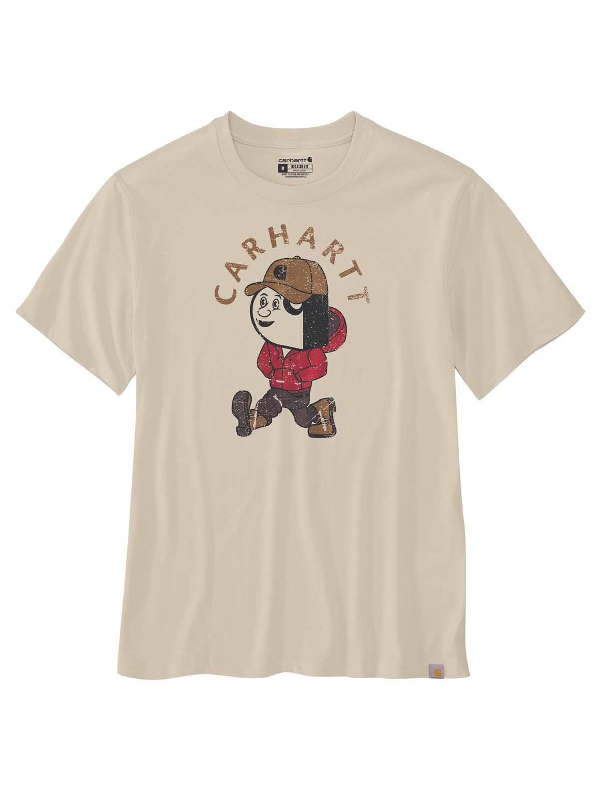 CARHARTT Herren T-Shirt "Bekleidung 107051-A16 Carhartt Graphic", beige, Gr. S, Obermaterial: 100% Baumwolle CO., Shirts