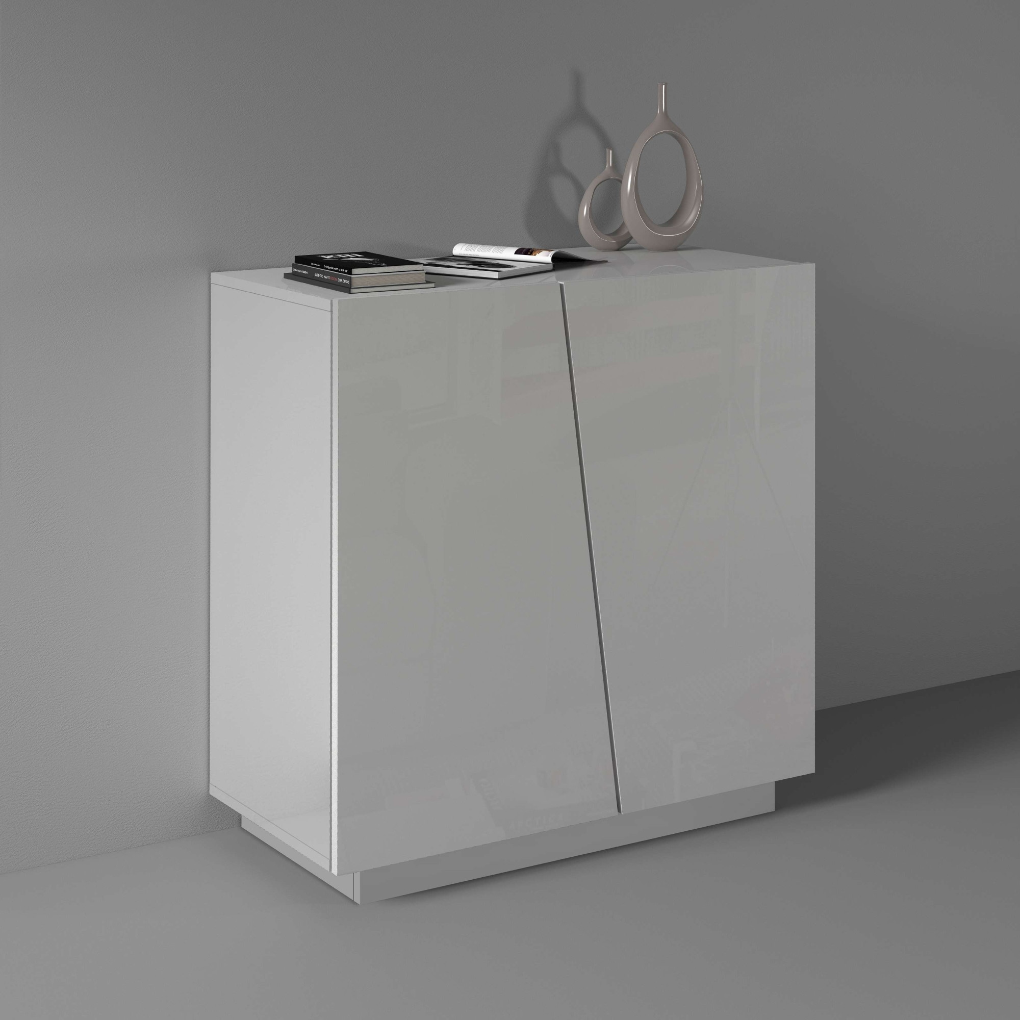 INOSIGN Aktenschrank »Vega, Mehrzweckschrank, Büroschrank, mit 2 Türen«, & verstellbaren Einlegeböden, Höhe 86 oder 166 cm, Made in Italy