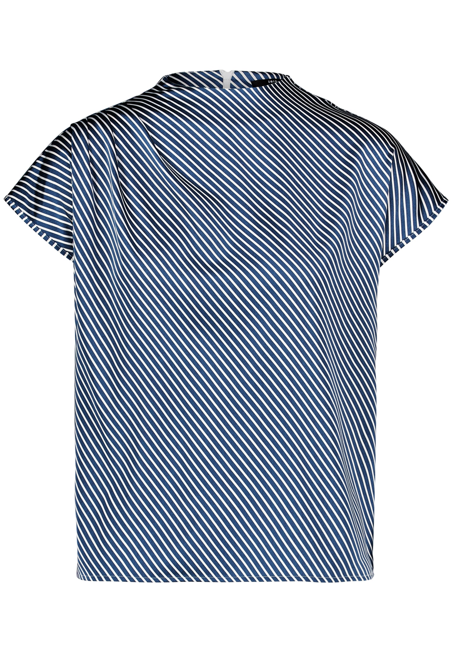 Zero Satinbluse »Damen mit Kragen«