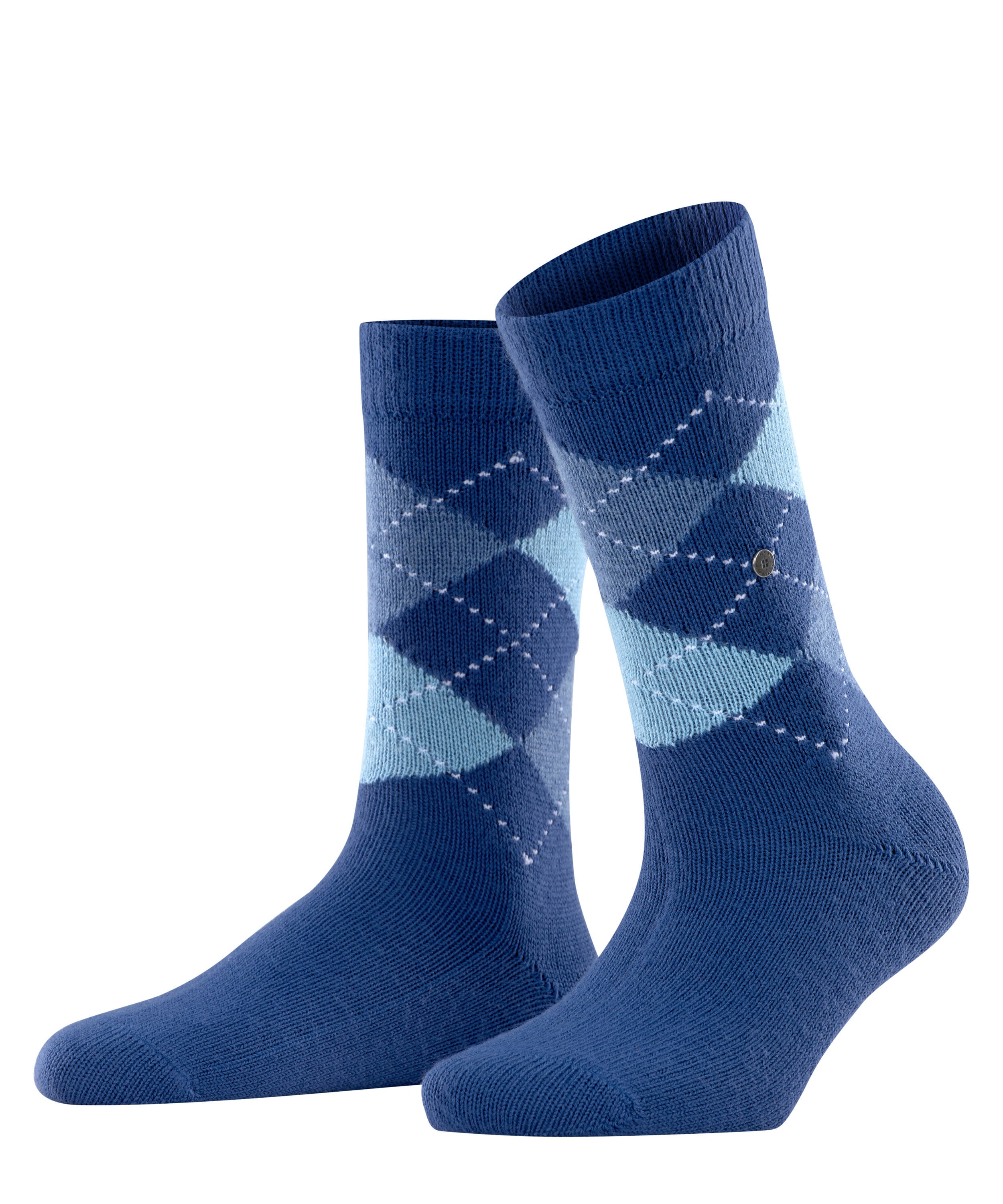 Burlington Socken "Whitby" Einheitsgröße 36-41, Argyle-Muster, weiche Haptik