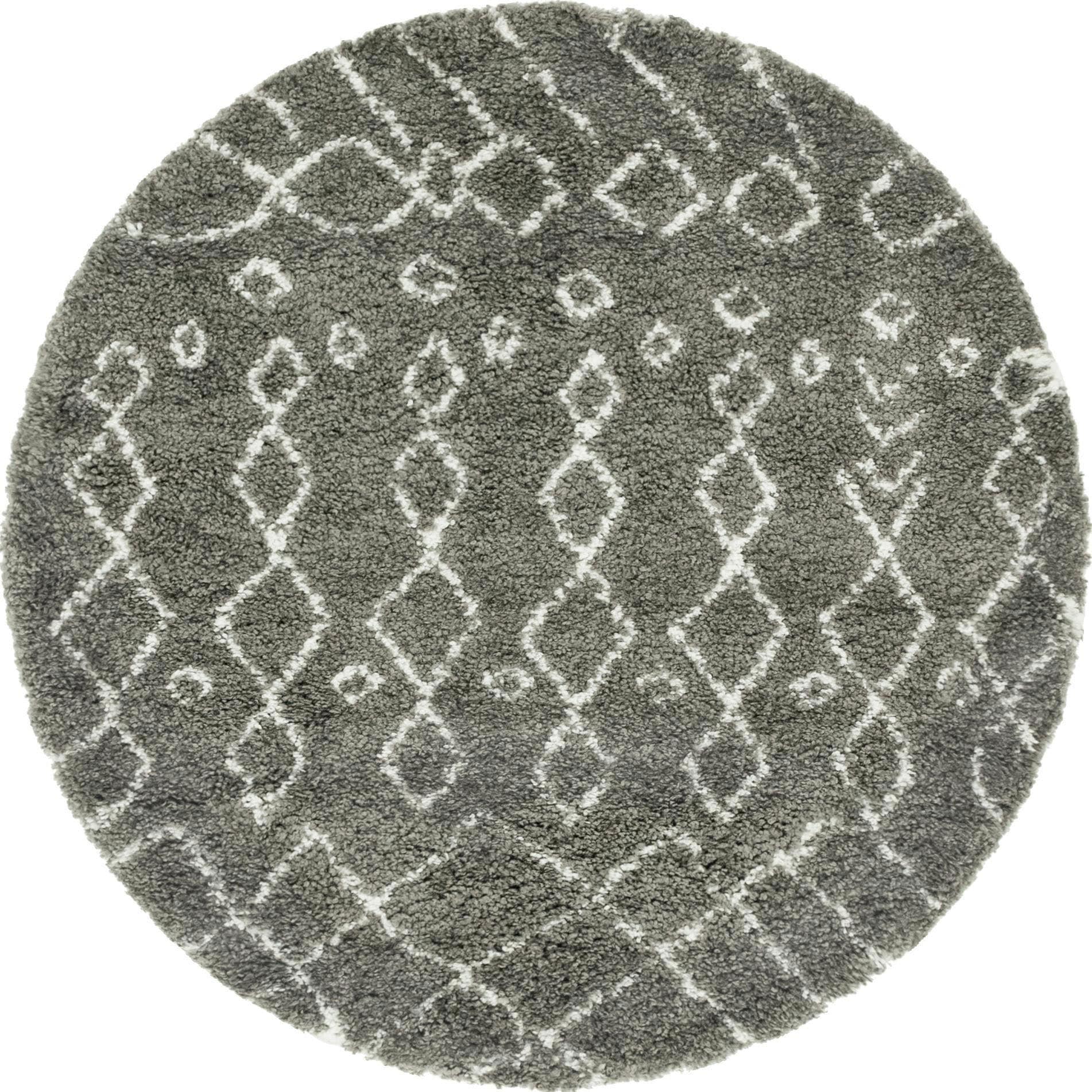 Myflair Möbel & Accessoires Hochflor-Teppich »Temara Shag«, rund, gewebt, Scandi Design, ideal im Wohnzimmer & Schlafzimmer