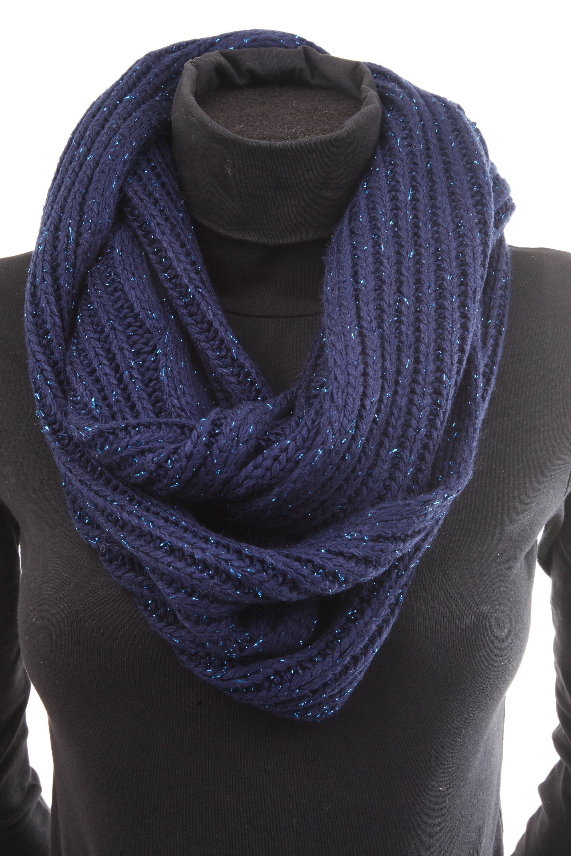COLLEZIONE ALESSANDRO Loop »Softy«, Made in Italy, mit Glitzergarn