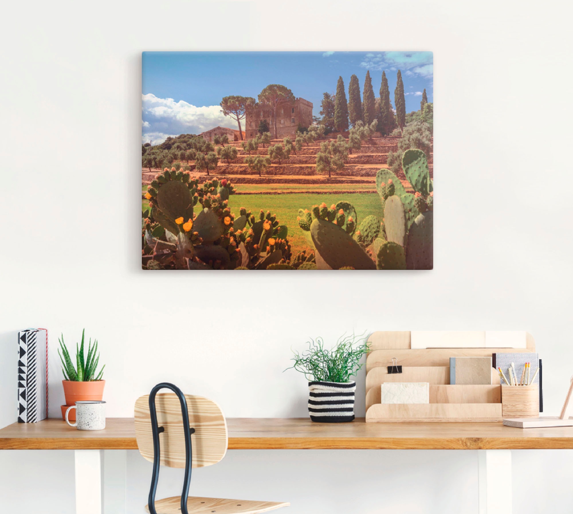 Artland Wandbild »Toskana I«, Europa, (1 St.), als Leinwandbild, Poster in verschied. Größen