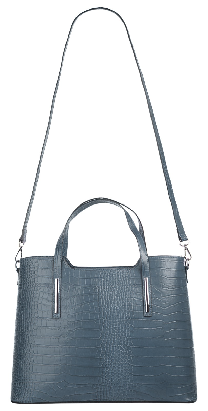 Cluty Henkeltasche, echt Leder, Made in Italy
